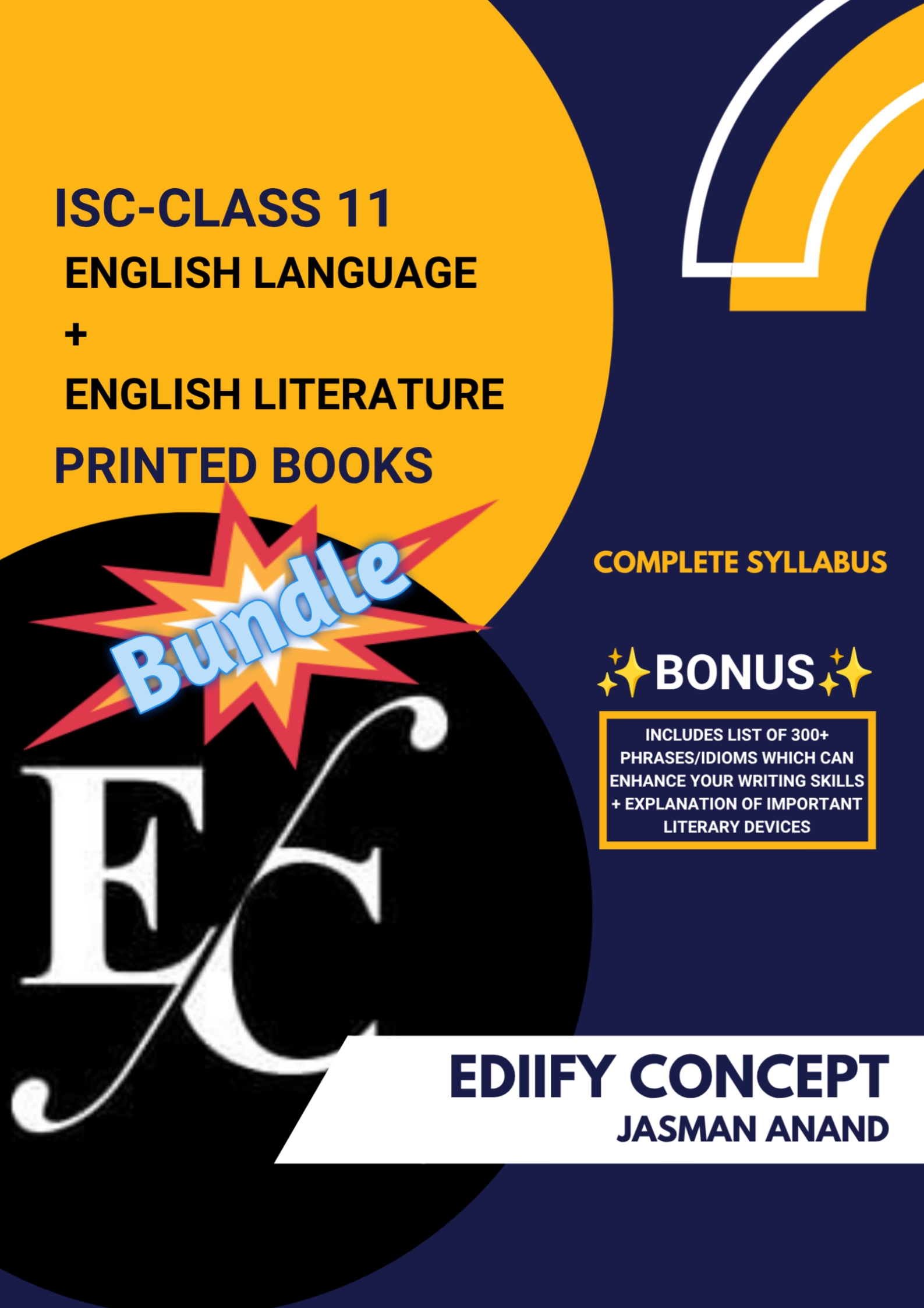 ISC Class 11 English Books Bundle