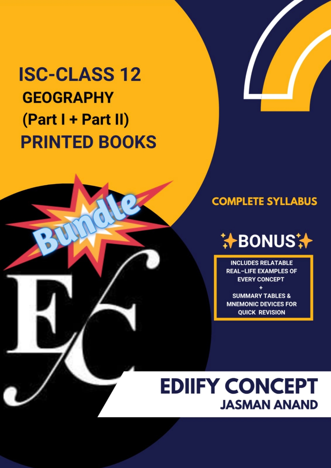 ISC Class 12 Geography Books Bundle
