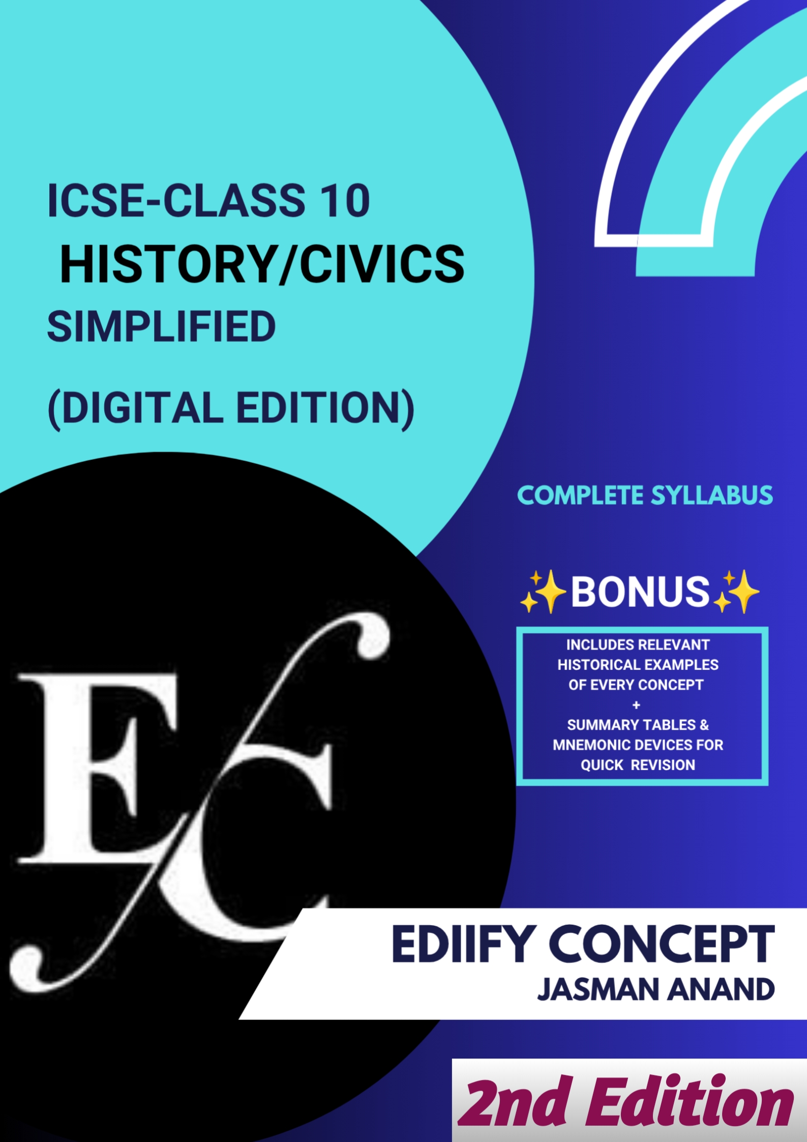 ICSE Class 10 History/Civics Simplified Digital